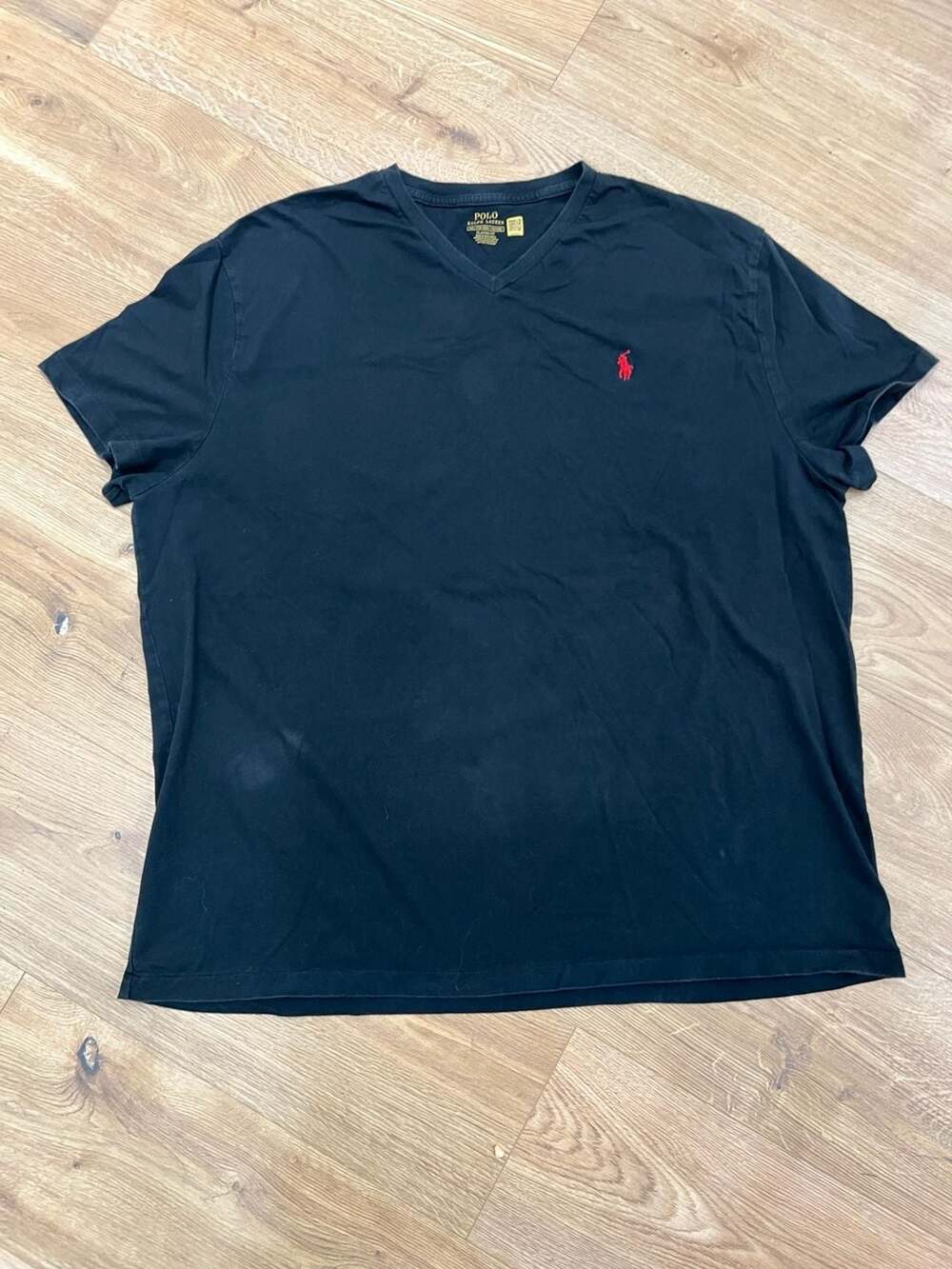 Polo Ralph Lauren Classic Fit V-Neck T-Shirt Size XXL Black